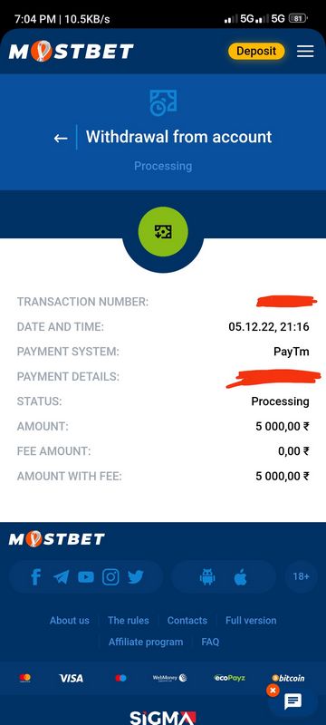 Promocje programu lojalnościowego MostBet